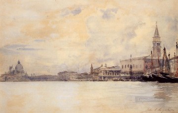 Venecia clásica Painting - La entrada al Gran Canal John Singer Sargent Venecia